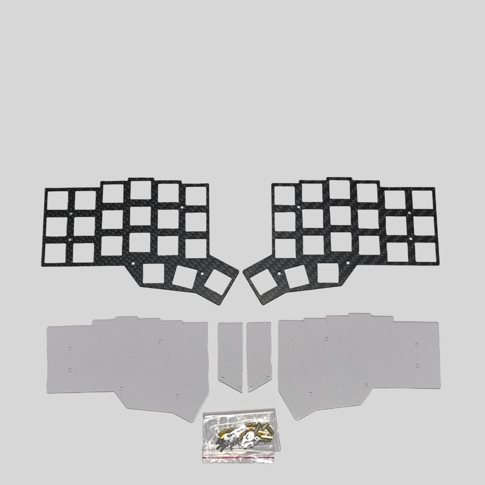 Sandwich Case for Corne v3 Keyboard - PandaKB Sandwich Case for Corne v3 Keyboard - PandaKB