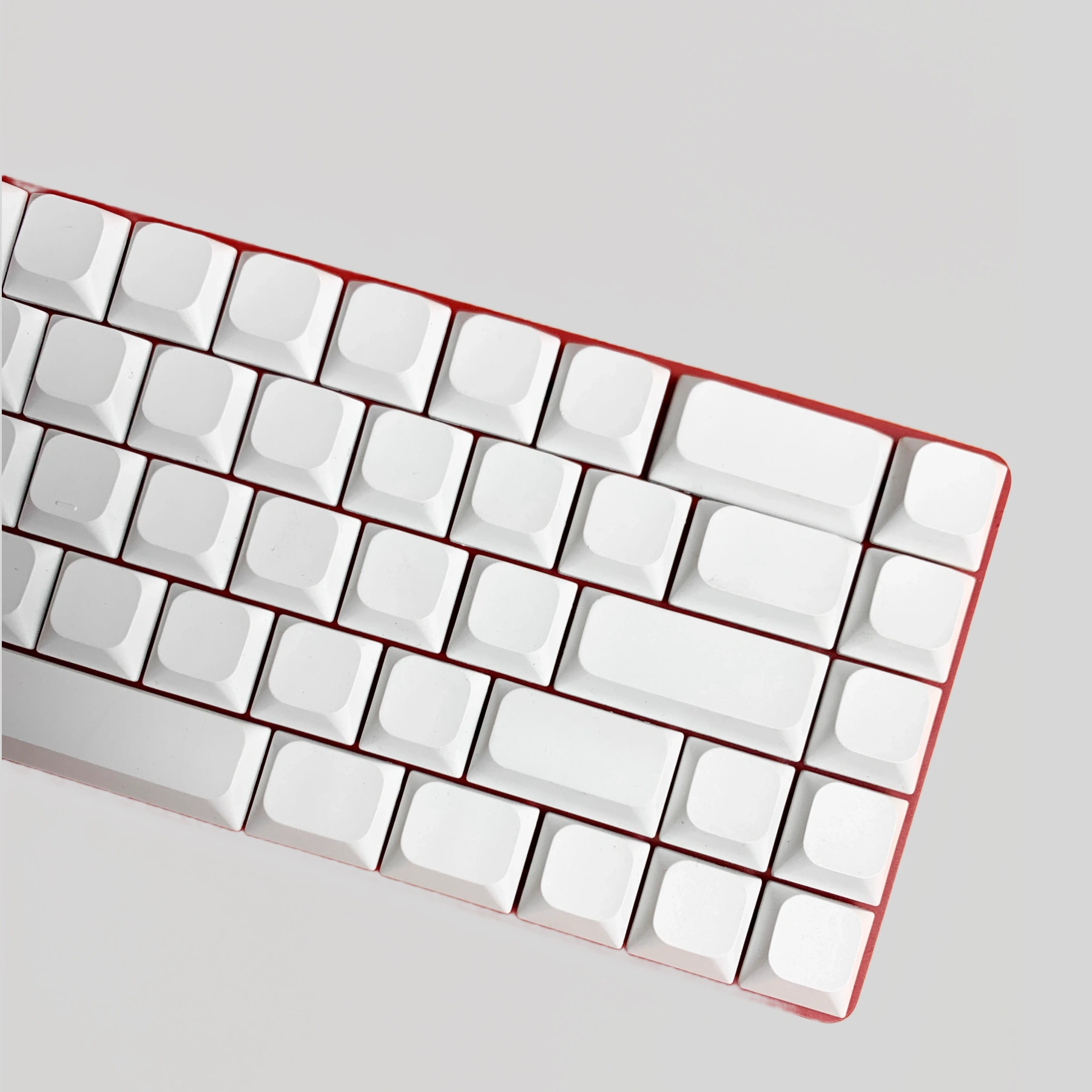 Low Profile White Blank PBT Keycaps. - PandaKB