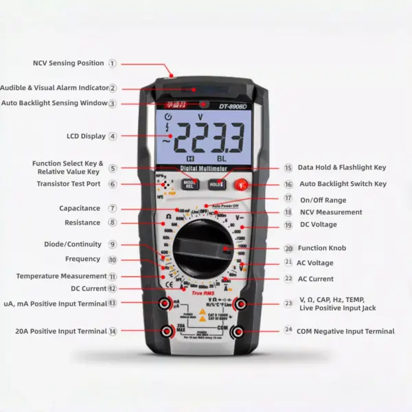 Digital Multimeter for Keyboard DIY & Electronics
