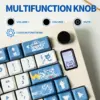 ABM066 Ergonomic Alice Keyboard – TFT-LCD, Knob, VIA Programmable, Hot-Swappable Tri-Mode