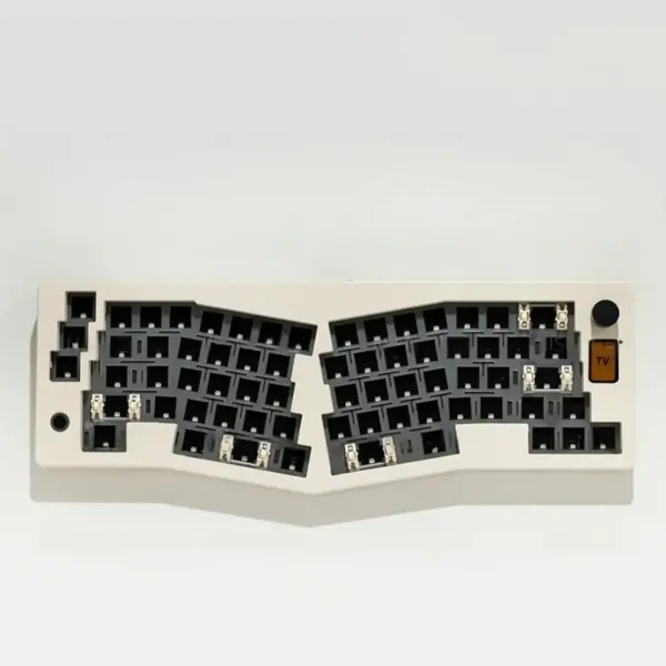 ABM066 Ergonomic Alice Keyboard – TFT-LCD, Knob, VIA Programmable, Hot-Swappable Tri-Mode