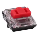 PandaKB Choc V1 Red linear 50gf low-profile switch designed for ergonomic split keyboards like Corne and Sofle