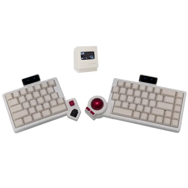 OffsetKey 70% MX Split Keyboard: ZMK & Trackball Mod | PandaKB