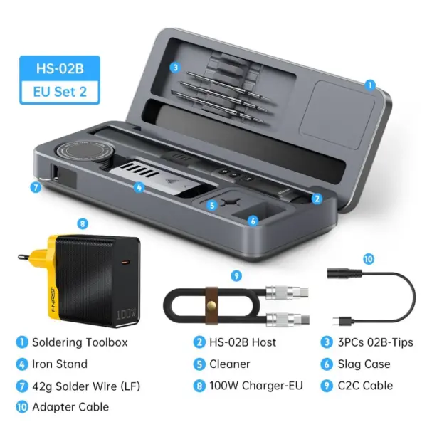 HS-02 Smart Soldering Iron, Portable Workbench