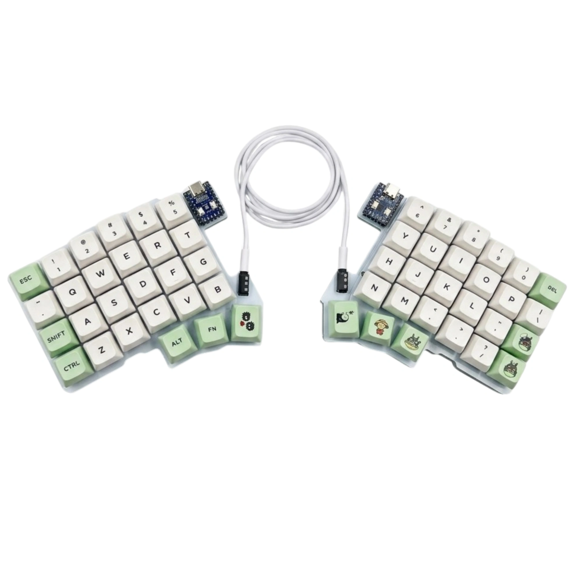 Corne-J MX ZMK Wireless Keyboard with 5-way Switch and Knob - PandaKB