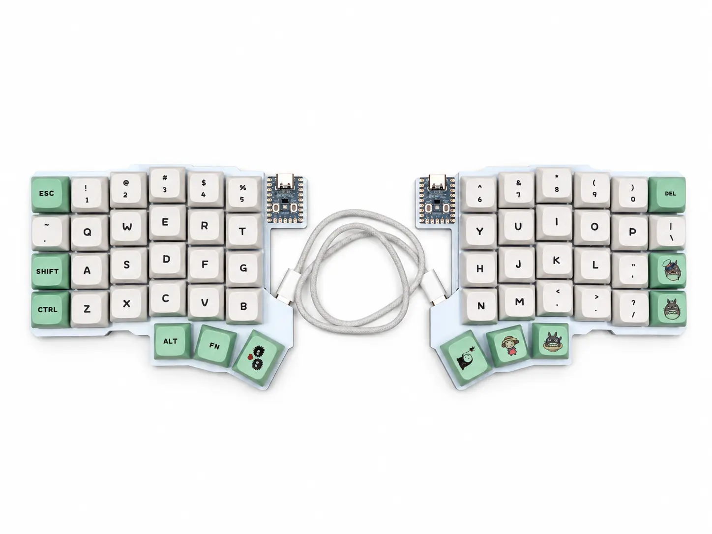 Silakka54 Split 54-Key RP2040 Wired Keyboard | PandaKB
