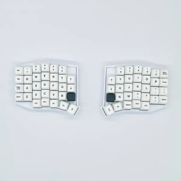 W-SOFLE Split Keyboard – Sofle-Based 2.4G Wireless w/ USB Receiver, Vial Programmable(Distributed)