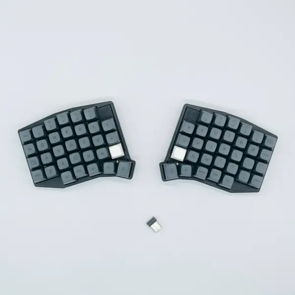 W-SOFLE Split Keyboard – Sofle-Based 2.4G Wireless w/ USB Receiver, Vial Programmable(Distributed)